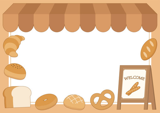 bakery bread shop frame 2