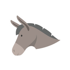 Donkey Head Vector Illustration Graphic Design