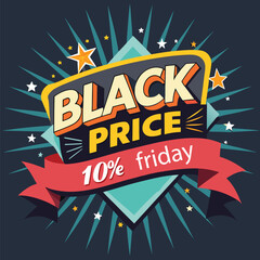 Black Friday in flat design