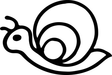 stylized black and white images of various animals, hand-drawn