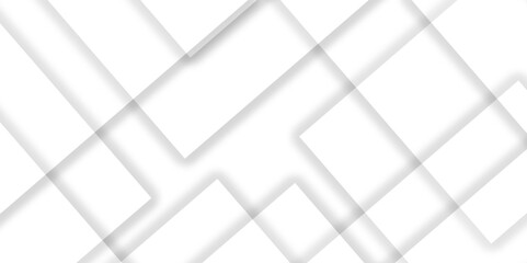 Abstract white and grey geometric overlapping square pattern background with shadow. paper texture design Abstract white background can use for design, background concept, vector illustration.	
