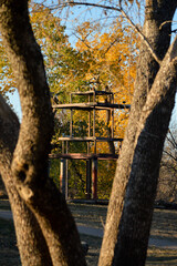 An Old Building Through the Trees