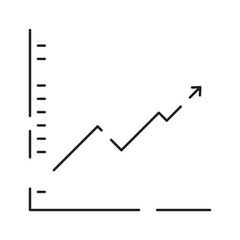 Editable vector pack of analysis line icons. Business and data or finance chart report. Signs analysis thin line icon