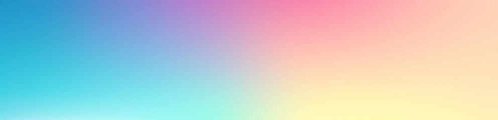 Minimalist Gradient Background with Rainbow Color Transitions, Soft and Smooth Gradients