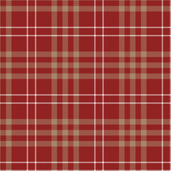Tartan plaid checkered Scottish texture for fabrics print, textile and wallpaper. Seamless trending clothing pattern.