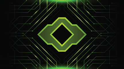 Future Background with Polygon Symmetry Style with Modern Gradient with Cyber Style.