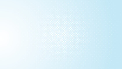 Halftone dots on blue background