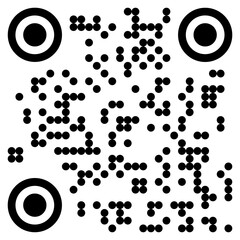 Vector QR code sample icon