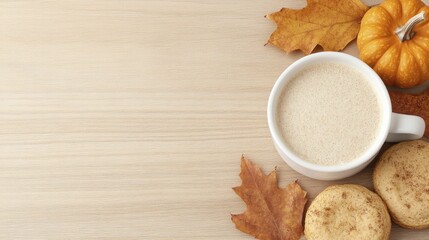 Delicious pumpkin spice treats arranged on a rustic table, ready for a cozy autumn gathering