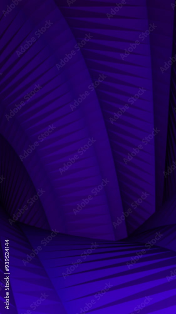 Poster abstract animation of colorful polygonal background, 3d tunnel tube motion graphics animation new qu
