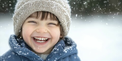 Seasonal joy reflected in the laughter of children playing in the snow, creating memories to cherish