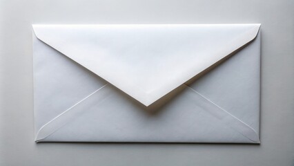 Close-up of a white envelope with plenty of copyspace, envelope, white, paper, message, communication, letter, mail, post