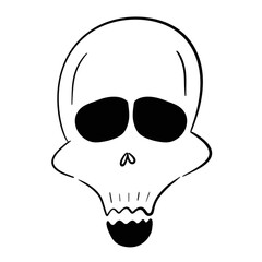  illustration of a belly in doodle style