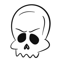  illustration of a belly in doodle style