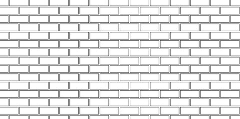 white brick wall texture copy for space panorama white tiles and black joints. white brick wall used for background.	
