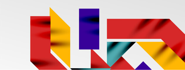 Minimal composition abstract lines and triangles background. Vector Illustration For Wallpaper, Banner, Background, Card, Book Illustration, landing page