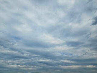 Sky After a thunderstorm Black rain clouds, strong storms