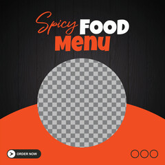 Food Social Media Post Design Template