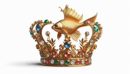 golden crown. generative AI