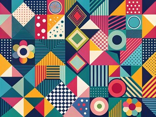 Vibrant hues and sharp angles collide in a kaleidoscope of color and shape, infusing every moment with a sense of joy and possibility.