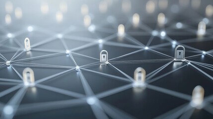 Digital Network Security Concept