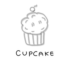 illustration of a cupcake