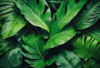 green leaf background