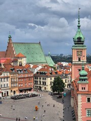 Obraz premium city old town square