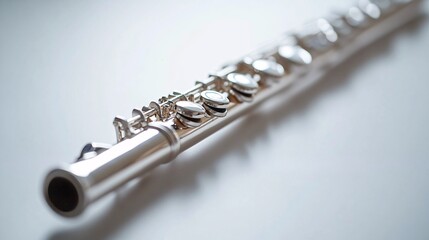 Fototapeta premium close-up image of a flute