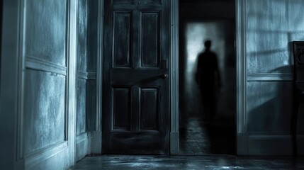 A Glimpse Through the Doorway of a Dark Hall
