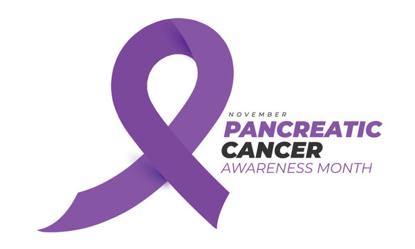 Pancreatic cancer awareness month. background, banner, card, poster, template. Vector illustration.