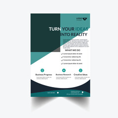 Flyer modern design template
