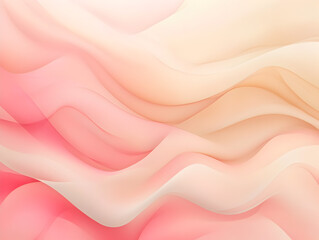 Obraz premium Tranquil Blush Pink to Light Peach Gradient Background for Soft Modern Design