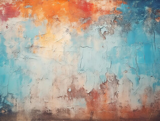 Fototapeta premium Fantastic The abstract background is a textured faded and gritty cement surface