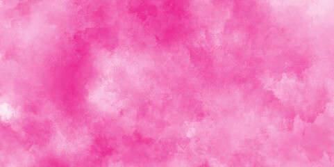 Light pink abstract watercolor background with paper texture and stains,  Abstract pale pink sponge grunge clouds background for design. pink watercolor technique on watercolor paper.