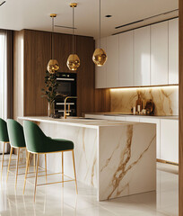 Modern Kitchen Interior.