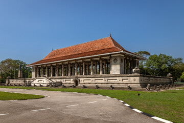 Obraz premium Exposure of the Independence Memorial Hall in Colombo, a national monument built for the commemoration of the independence of Sri Lanka, 1948