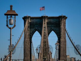 Détails structurels du pont de Brooklyn