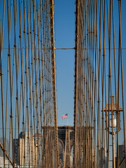 Structure du pont de Brooklyn