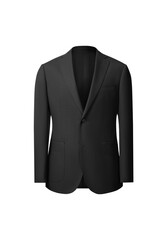 dark black wool blazer mens fashion basic 