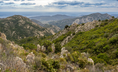 Views from Monte Nieddu, Sardinia island