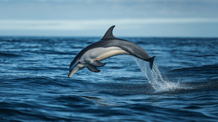 11. Clear and sharp image of a playful dolphin leaping from the ocean