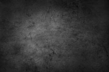 Dark grey textured concrete wall grunge background