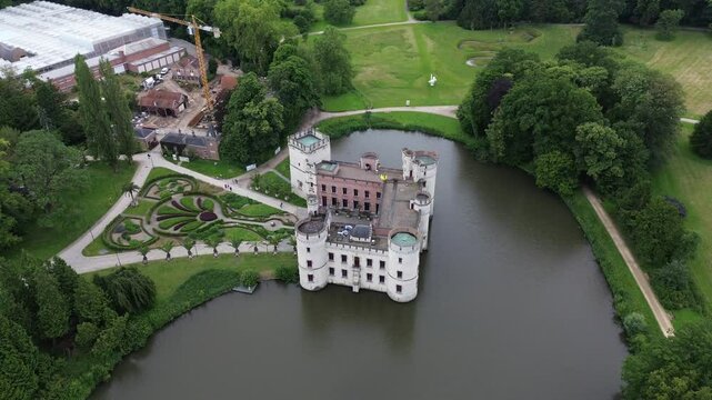 drone video Bouchout castle belgium europe