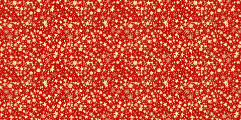 Seamless Christmas background papers with various holiday patterns. Background seamless pattern.