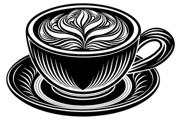 Coffee mug design logo