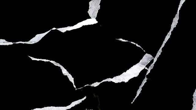 Paper Sheets Tearing stop motion Opening the green screen Transition 4k resolution