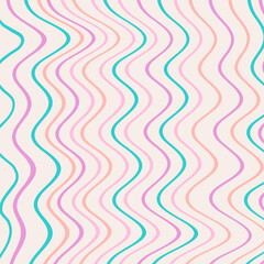 Psychedelic trippy Y2K retro background swirl. Simple vector illustration. Groovy wave print. Vintage background. Psychedelic groovy spiral