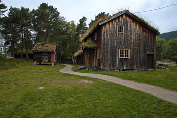 Historical building in Romsdalsmuseet in Molde, More og Romsdal county, Norway, Europe
