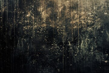 Fototapeta premium Grunge dark screen texture with scratches